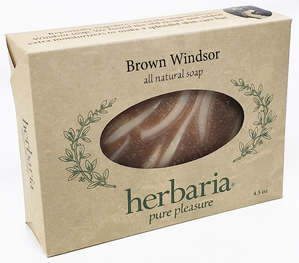 Herbaria Brown Windsor Soap – All Natural - Handmade - Essential Oils