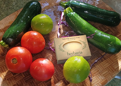 wash fruits and vegetables