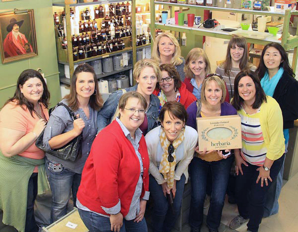 Herbaria soap factory tours on the Hill in St. Louis