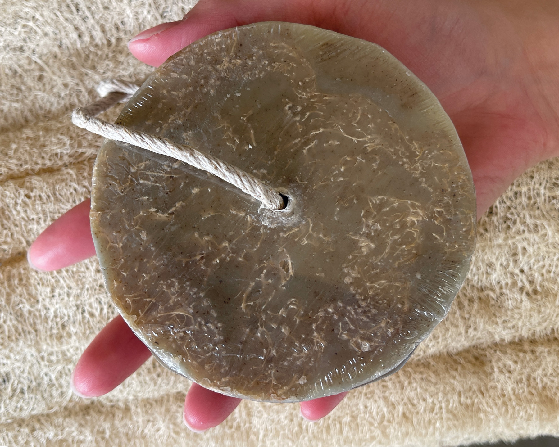 Luffa Soap Triple Mint Oatmeal Loofah Soap