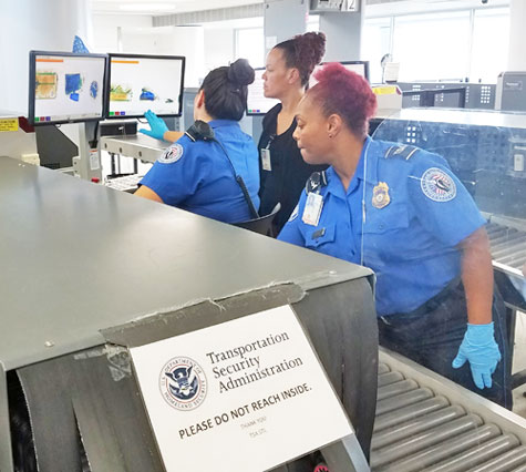 No liquid to pass through security