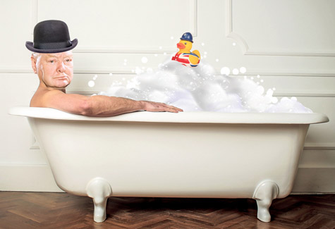 Winston Churchill—Brown Windsor soap