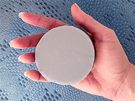 Scented Conditioner Bar in Hand