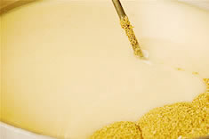 Ken Gilberg making herbaria all natural soaps by hand