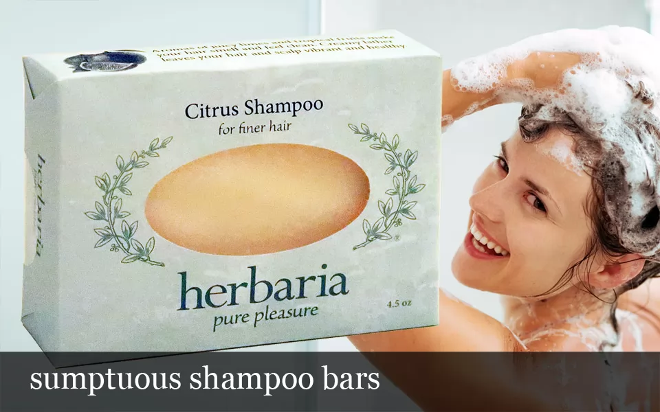 Herbaria Shampoo Bars with essential oils
