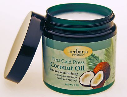 Herbaria cold pressed extra virgin Coconut Oil