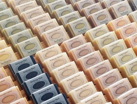 Herbaria all natural Ha'bars Half Bar Soaps