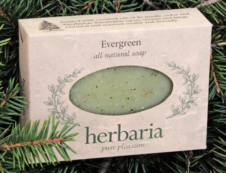 Herbaria all natural Evergreen Soap