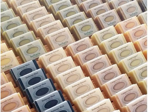 Herbaria all natural Ha'bars Half Bar Soaps