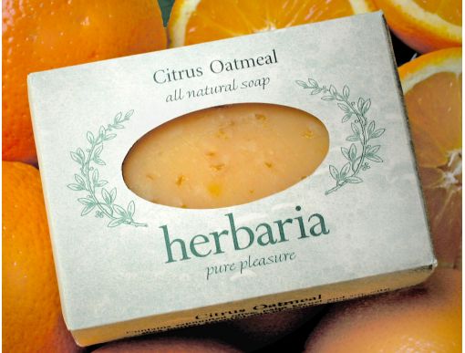 Herbaria all-natural Citrus Oatmeal Soap