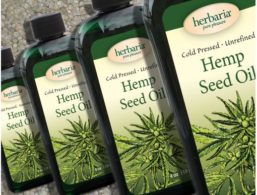 Herbaria Hemp Seed Oil cold pressed unfiltered