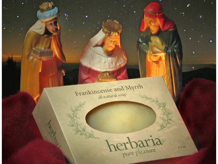 Herbaria all natural Frankincense & Myrrh Soap