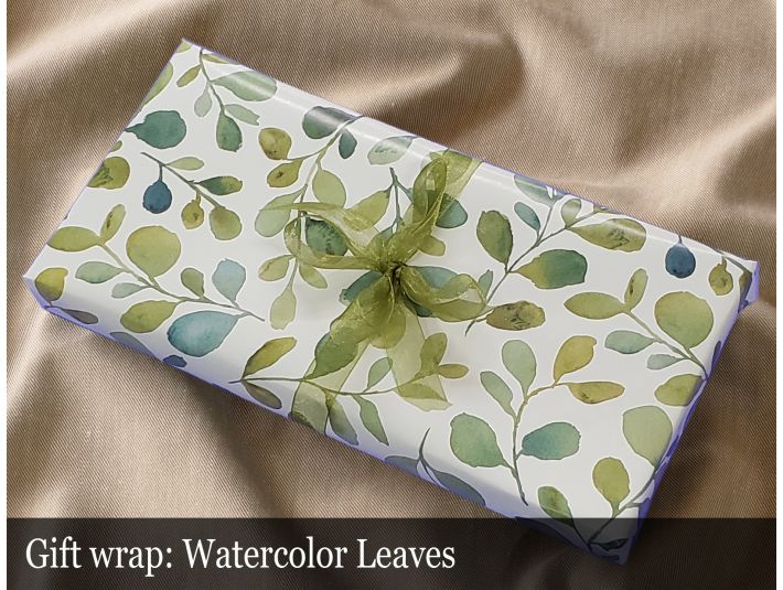 Gift Wrap - Watercolor Leaves