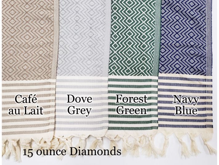 Peshtemal Diamonds Dove Grey